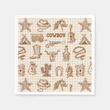 Cowboyens Westerna Födelsedagsfest