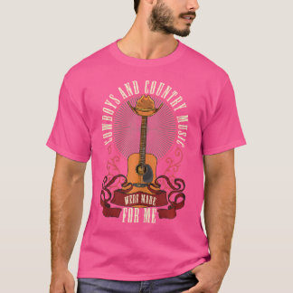 Cowboyers Land Music gjordes för mig, akustiska G T Shirt
