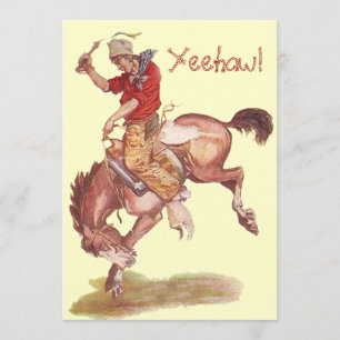 Cowboyfest Inbjudningar