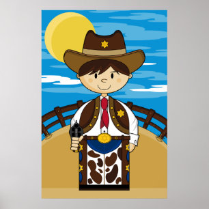 CowboyGunslingeraffisch Poster