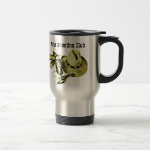 Cowboyhandlingskyttet utrustar reser kaffemuggen resemugg