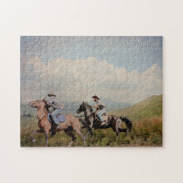 Cowboyhästridning Pussel