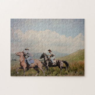Cowboyhästridning Pussel