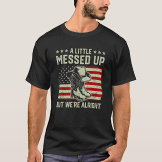 Cowboyhatt En Aning På Tok Men Vi Klarar Oss T Shirt