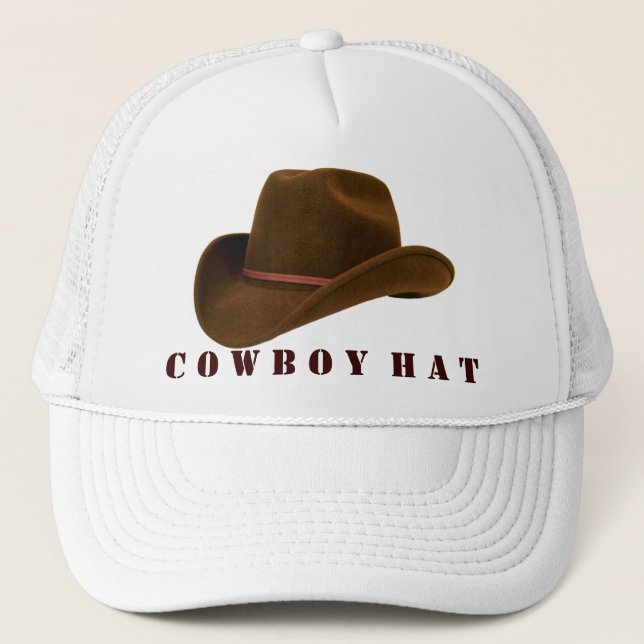 Cowboyhatt Truckerkeps (Framsida)