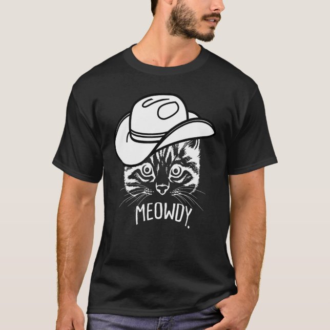 Cowboyhatt Western Rodeo Ridning Ranchare  T Shirt (Framsida)