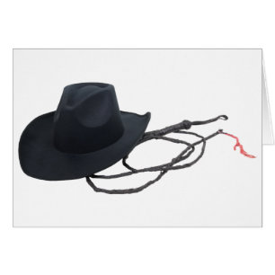 CowboyHatWhip090309 Hälsningskort
