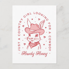 Cowboyhonung i land, romantik vykort