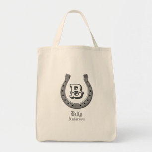 Cowboyhorse Shoe Personlig Monogram Tygkasse