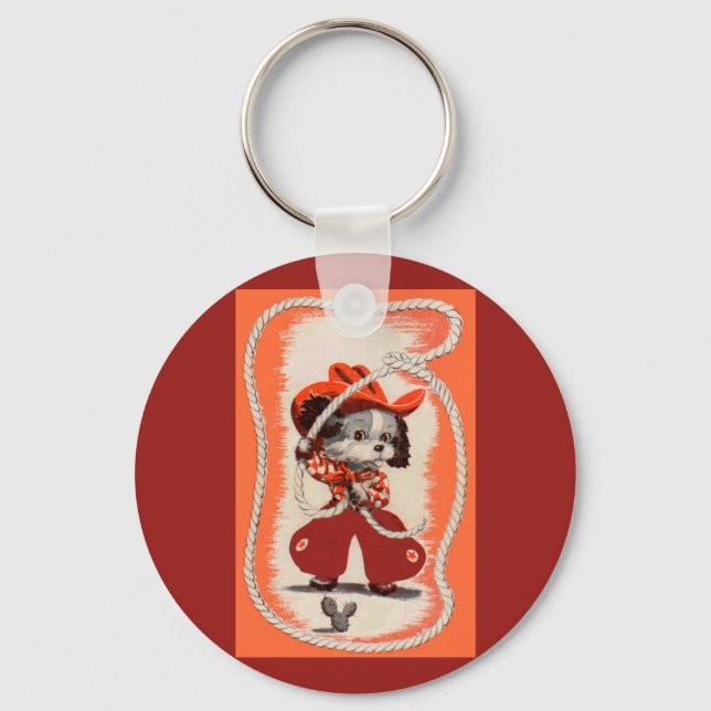 cowboyhund nyckelring (Framsida)