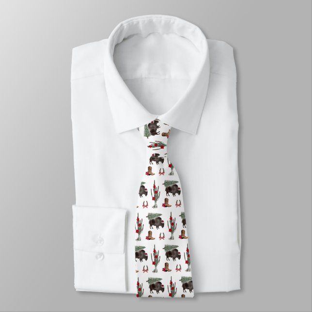 Cowboyjulbussen Westerna Buffalo Mönster Slips (Bunden)