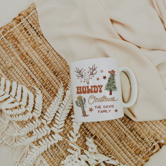 Cowboyjulen Helgdag Mugg (Skapare uppladdad)