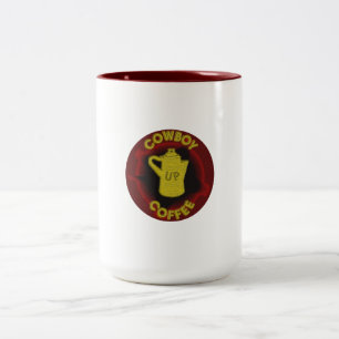 Cowboykaffe upp Två-Tonad mugg