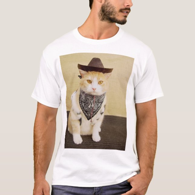 Cowboykattunge T-shirt (Framsida)