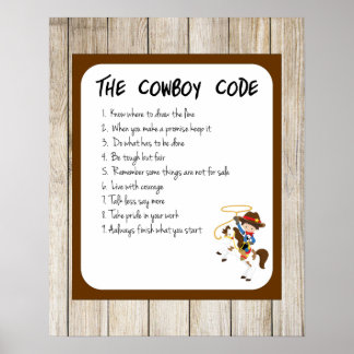 Cowboykoden Poster