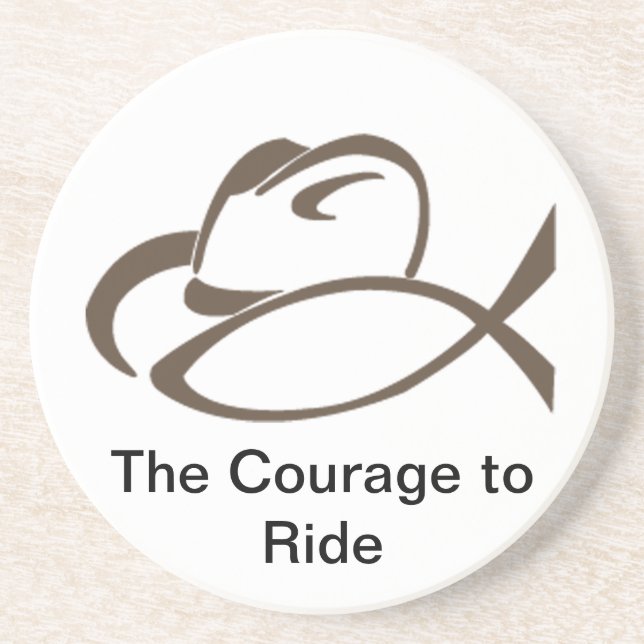 Cowboykustfartyg Underlägg Sandsten (Framsidan)