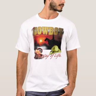 Cowboylivsföring T Shirt