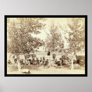Cowboymiddagplats 1887 poster