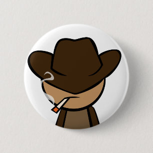 Cowboynärbild Knapp