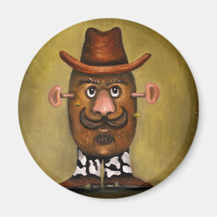 Cowboypotatis Magnet