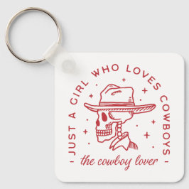 Cowboys älskare cowgirl-estetiskt nyckelring