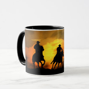 Cowboys and Steers Southwest Sunset Mugg