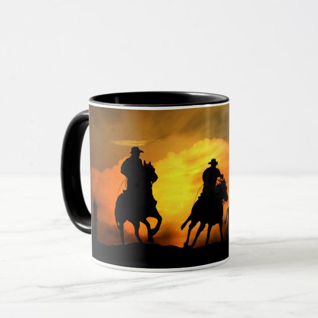 Cowboys and Steers Southwest Sunset Mugg (Framsida vänster)