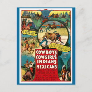 Cowboys, Cowtjejer - vykort