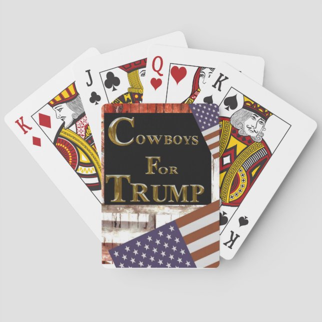 COWBOYS FOR TRUMP CASINOKORT (Baksidan)
