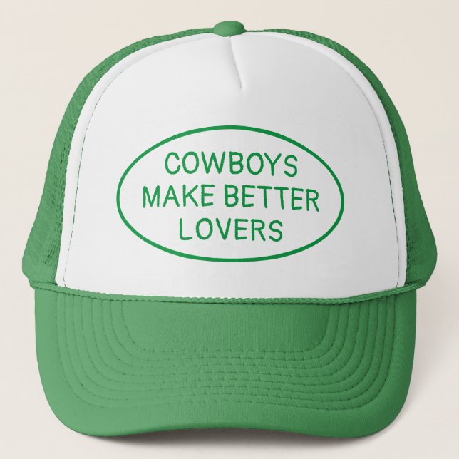 Cowboys gör älskare Cowboy bättre Keps (Framsida)
