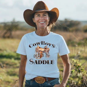 Cowboys gör det i sadeln t shirt