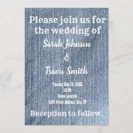 Cowboys inbjudan till industribröllop