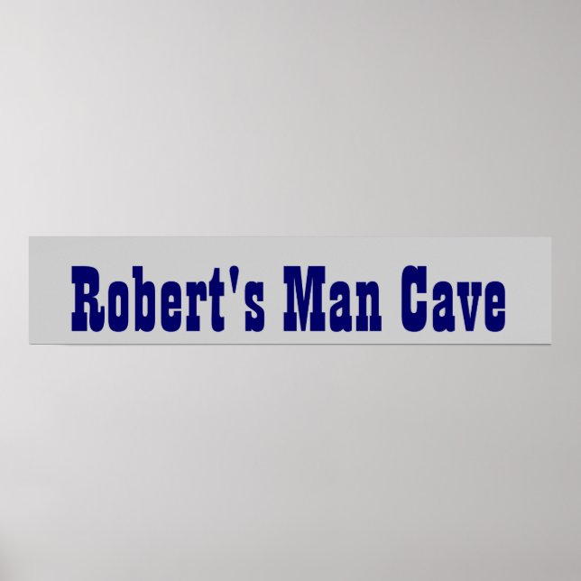 Cowboys Man Cave Banner Poster (Framsidan)