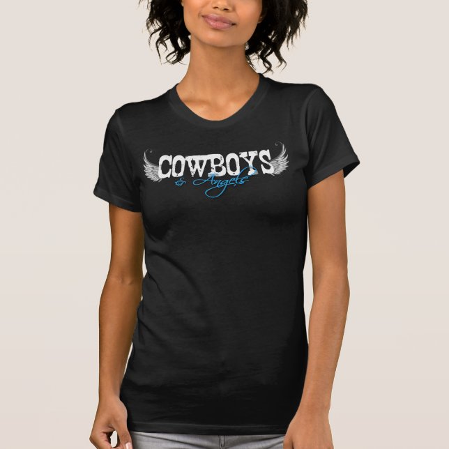 Cowboys och Änglar - Black Shirt Logotyp Tröja (Framsida)