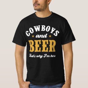 Cowboys och öl t shirt