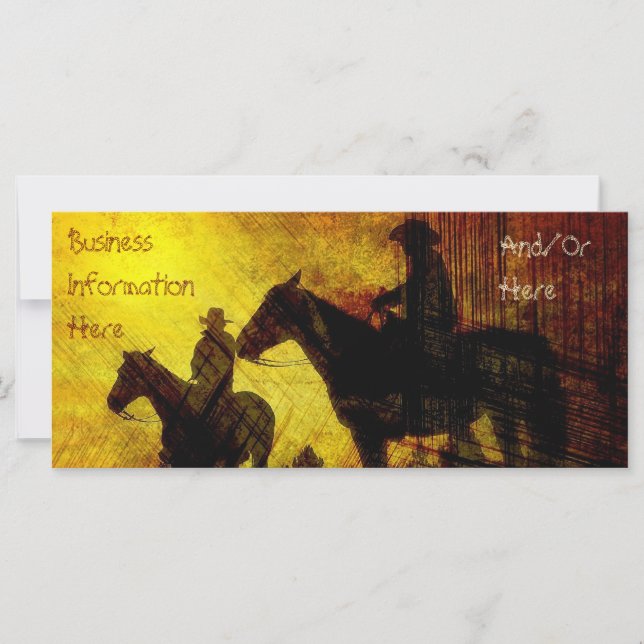 Cowboys on Horseback 2012 Calendar Bookmark (Framsida)