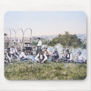 Cowboys på lunch, 1904 (fotoet) musmatta