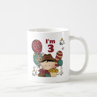 Cowboys T-shirts och gåvor från 3:e födelsedagen Kaffemugg