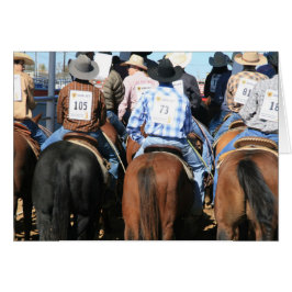 Cowboys väntar på att få Westernt kort