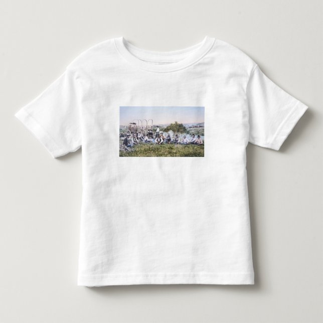 Cowboys vid Lunch, 1904 (bild) T Shirt (Framsida)