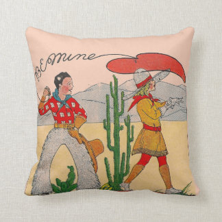 Cowboys Vintage Pillow Kudde