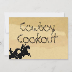 Cowboys Westerna inbjudningar till låsskalepartiet