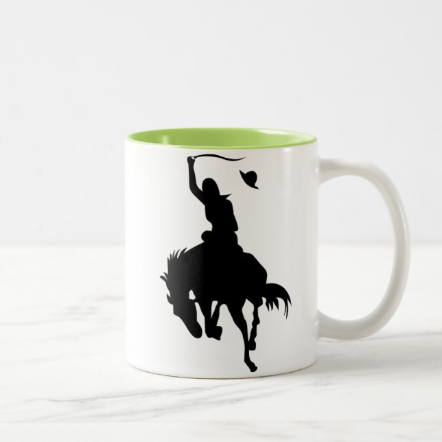 CowboySilhouette; Glöda Två-Tonad Mugg (Höger)