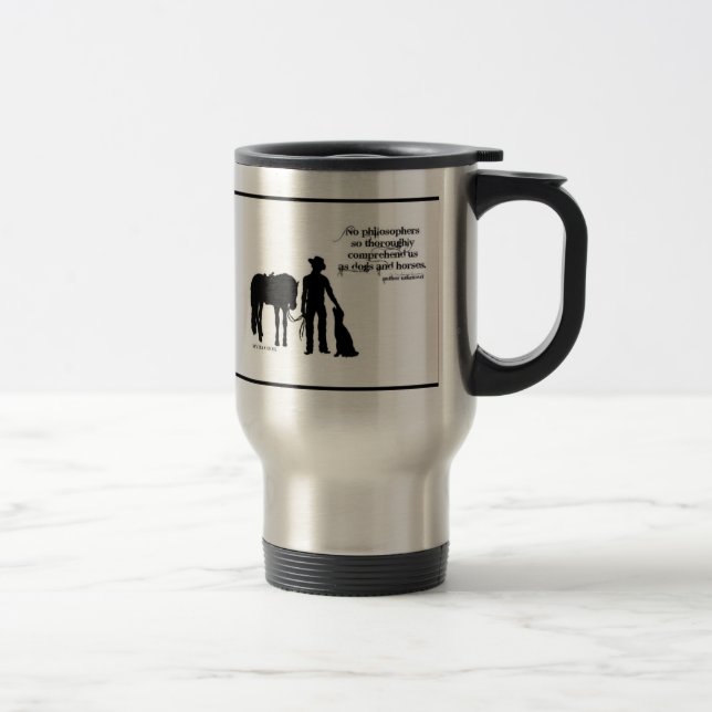 cowboysilhouettetravel mug resemugg (Höger)