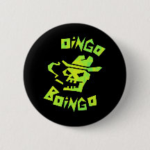 Cowboyskalle oingo boingo badge