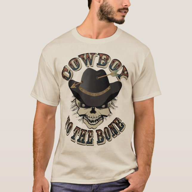 Cowboyskalle T-shirt (Framsida)