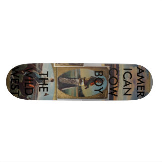 COWBOYSkateboarddesign Mini Skateboard Bräda 18,7 Cm