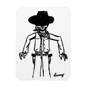 Cowboysketch Flexible Magnet