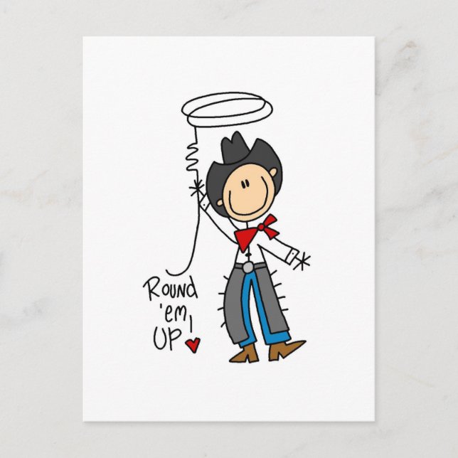 Cowboyskjortor och gåvor från rondem vykort (Framsida)