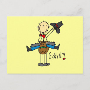 Cowboyskjortor och presenter vykort